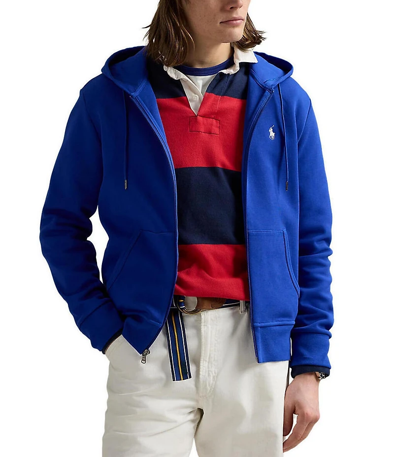 Polo Ralph Lauren Double-Knit Full-Zip Hoodie Jacket