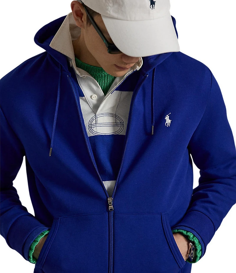 Polo Ralph Lauren Double Knit Full Zip Hoodie Jacket