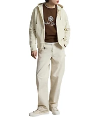 Polo Ralph Lauren Double Knit Full Zip Hoodie Jacket