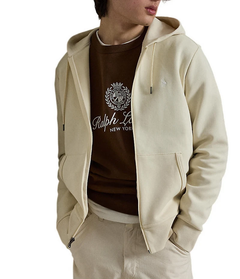 Polo Ralph Lauren Double Knit Full Zip Hoodie Jacket