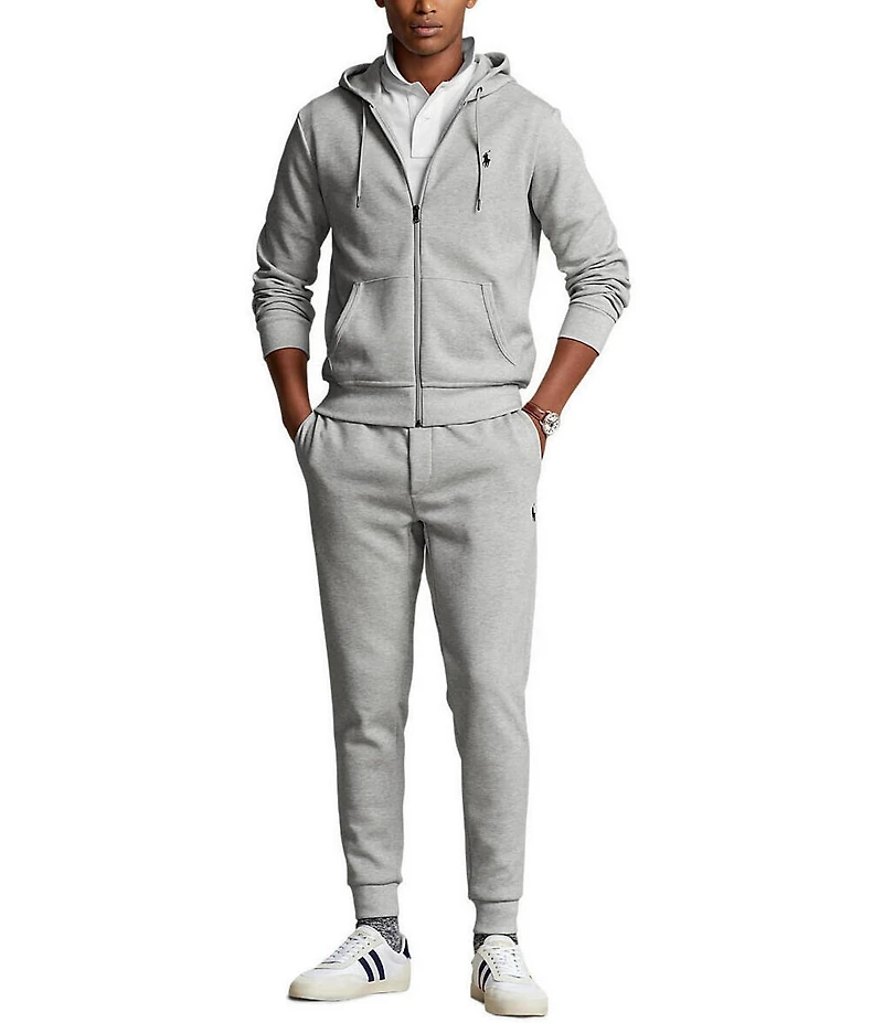 Polo Ralph Lauren Double-Knit Heathered Full-Zip Hoodie