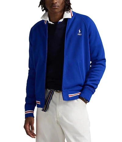 Polo Ralph Lauren Double-Knit Long Sleeve Bomber Jacket