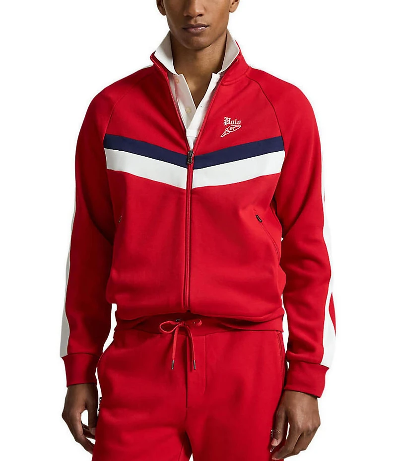 Polo Ralph Lauren Double-Knit Long Sleeve Track Jacket