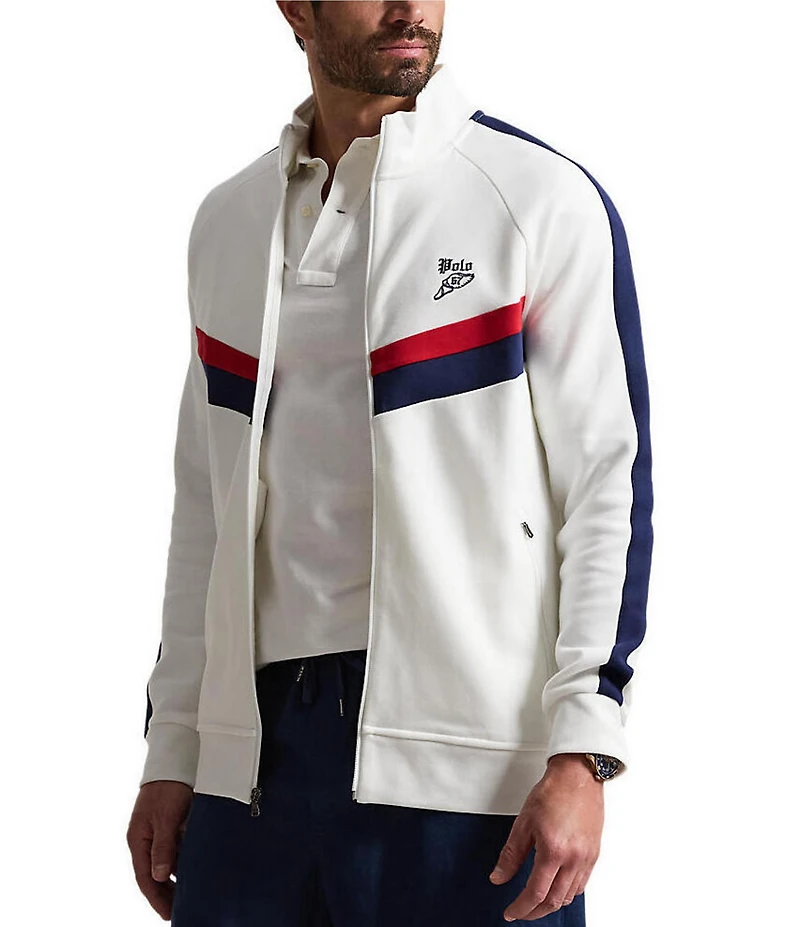 Polo Ralph Lauren Double-Knit Long Sleeve Track Jacket