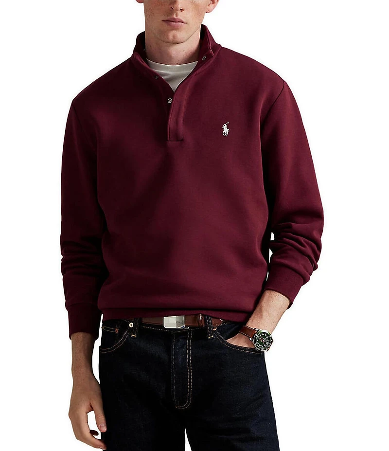 Polo Ralph Lauren Double-Knit Mockneck Pullover