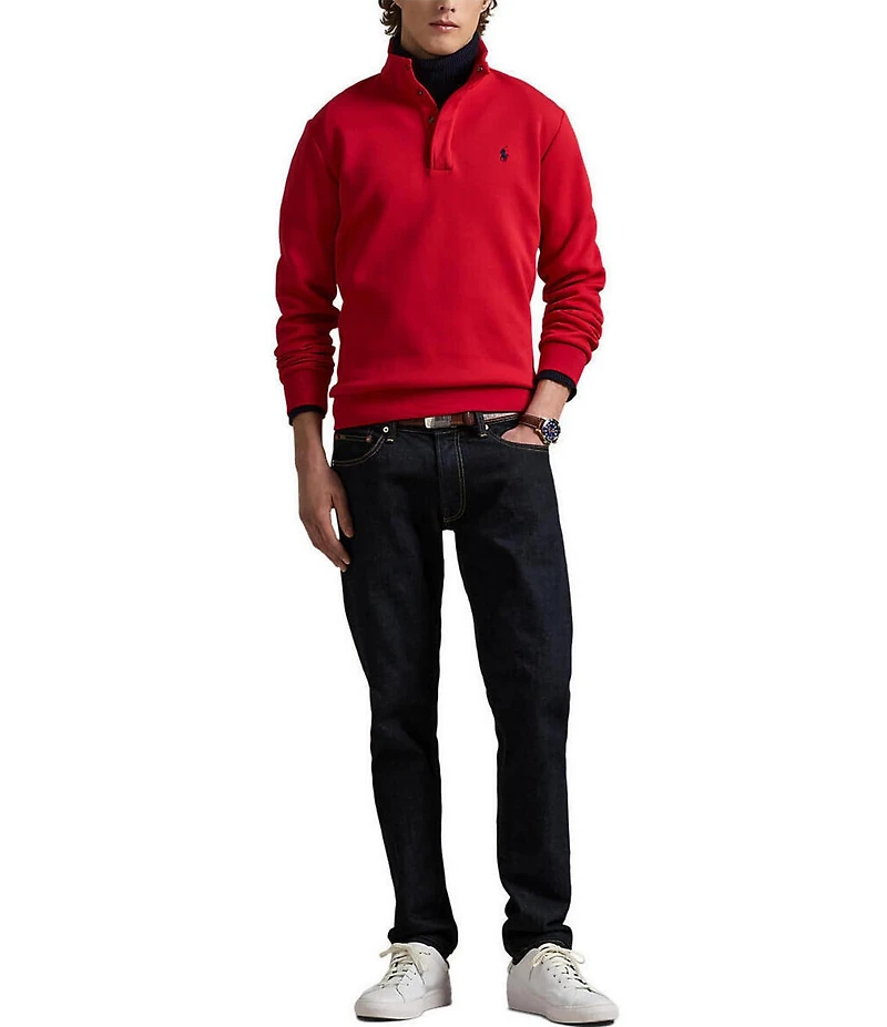 Polo Ralph Lauren Double-Knit Mockneck Pullover