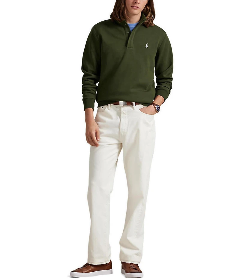 Polo Ralph Lauren Double-Knit Mockneck Pullover