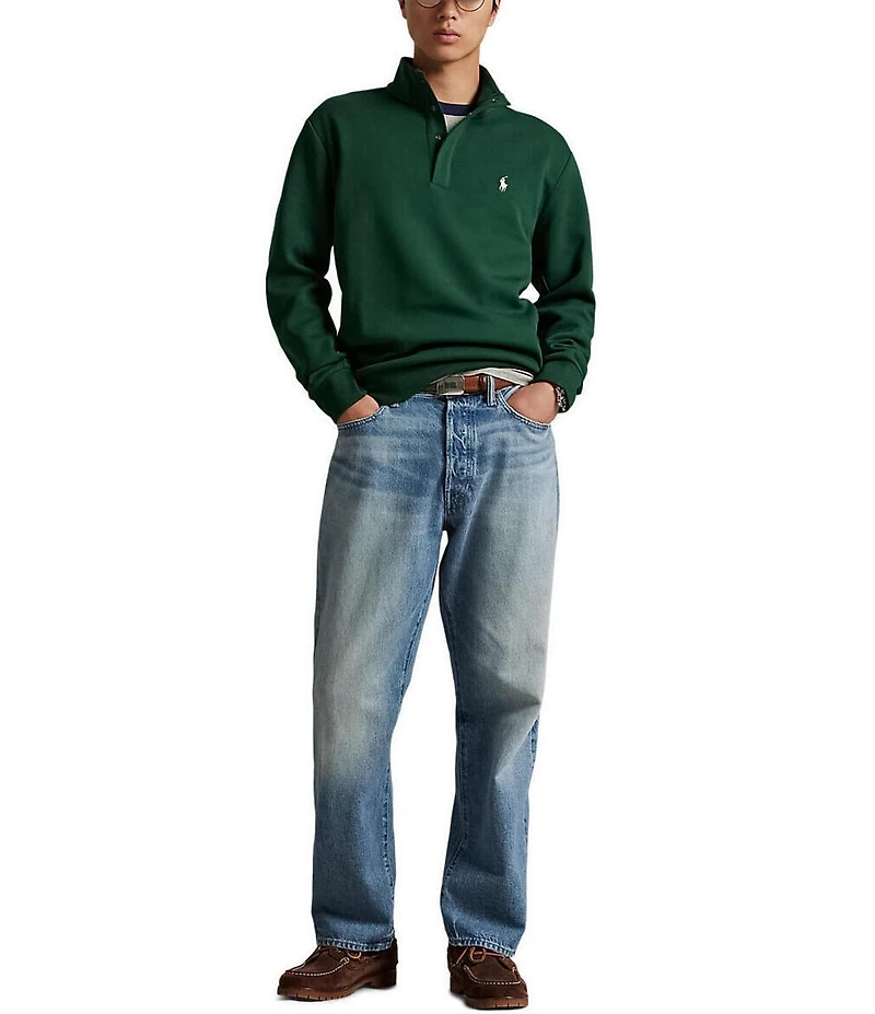 Polo Ralph Lauren Double-Knit Mockneck Pullover