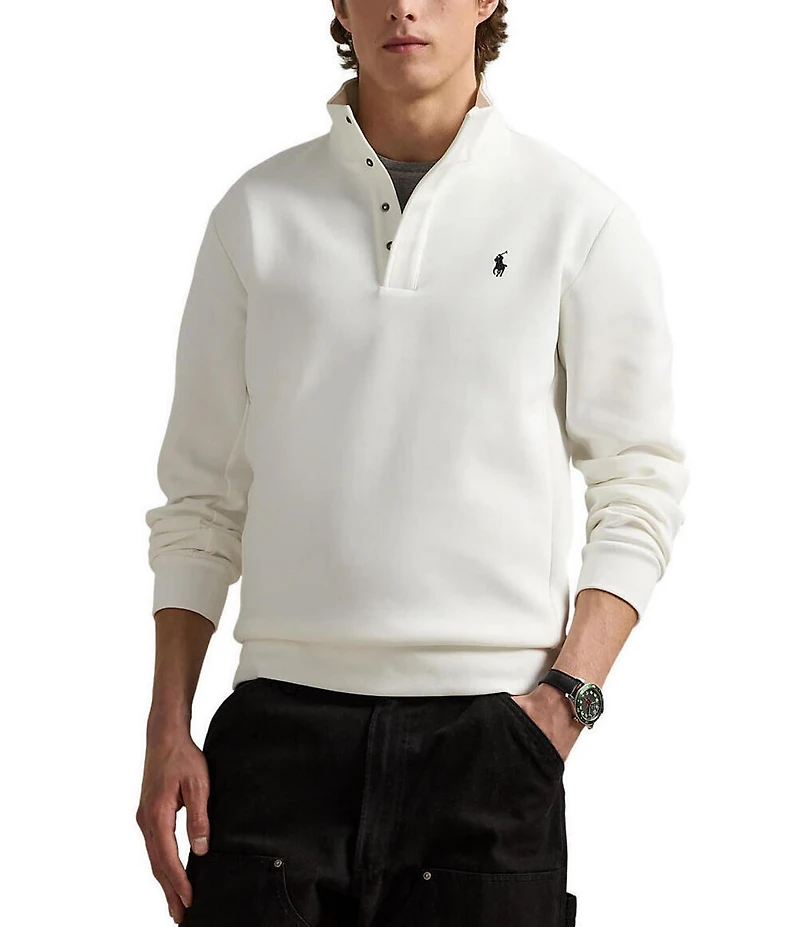 Polo Ralph Lauren Double-Knit Mockneck Pullover