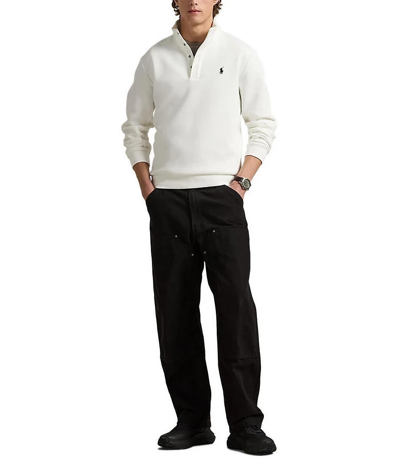 Polo Ralph Lauren Double-Knit Mockneck Pullover