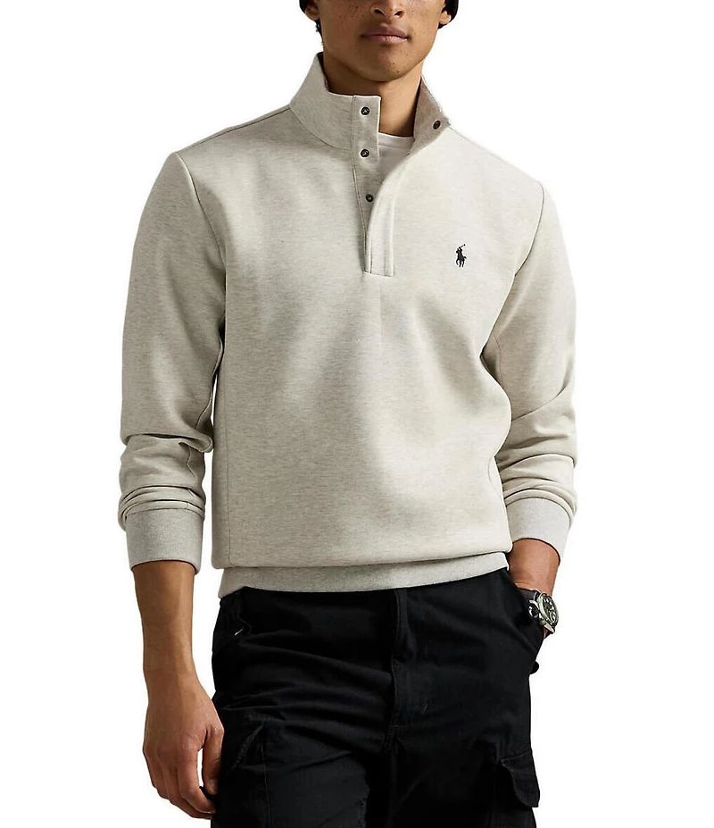 Polo Ralph Lauren Double-Knit Mockneck Pullover