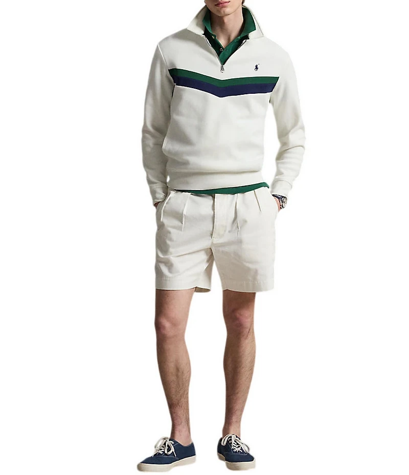 Polo Ralph Lauren Double-Knit Quarter-Zip Sweatshirt