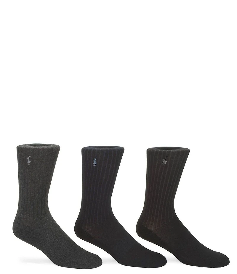 Polo Ralph Lauren Micro-Cushioning Dress Socks 3-Pack