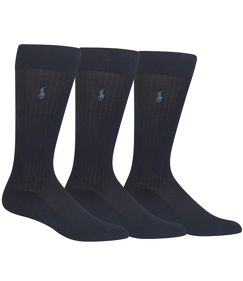 Polo Ralph Lauren Micro-Cushioning Dress Socks 3-Pack