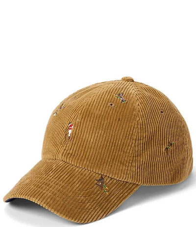 Polo Ralph Lauren Duck-Embroidered Corduroy Ball Cap