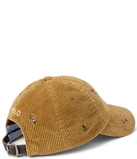 Polo Ralph Lauren Duck-Embroidered Corduroy Ball Cap