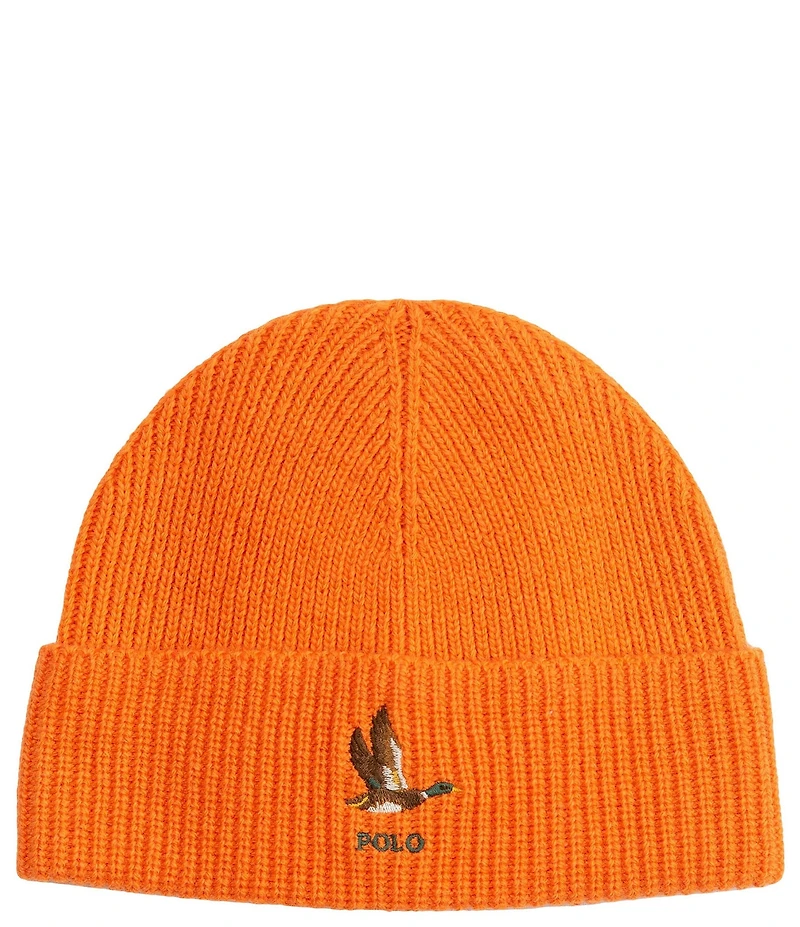 Polo Ralph Lauren Duck Embroidered Wool Blend Beanie