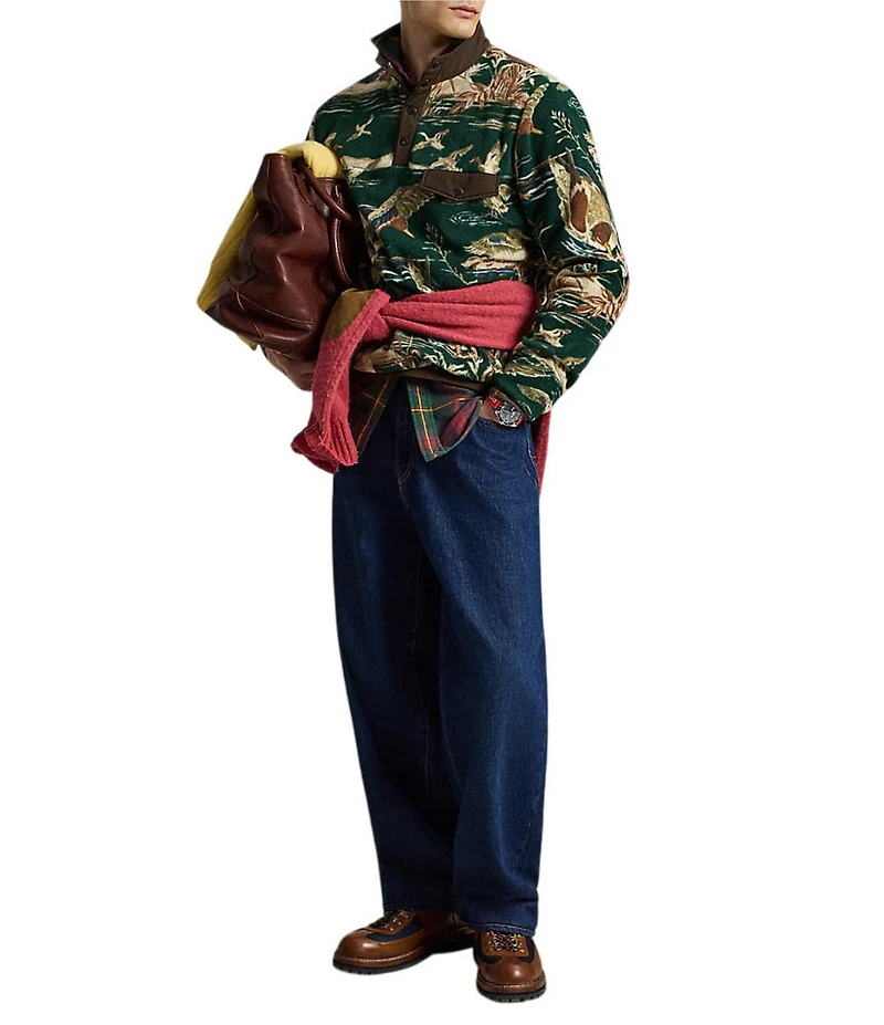 Polo Ralph Lauren Duck Print Brushed Fleece Pullover
