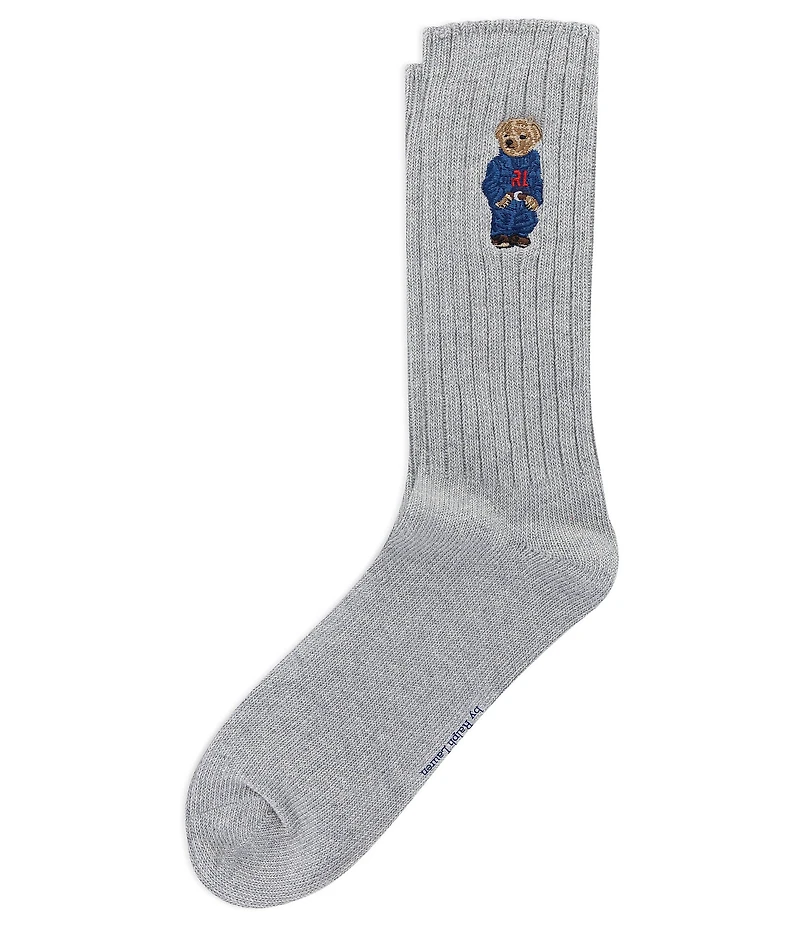 Polo Ralph Lauren Embroidered Bear Dress Socks