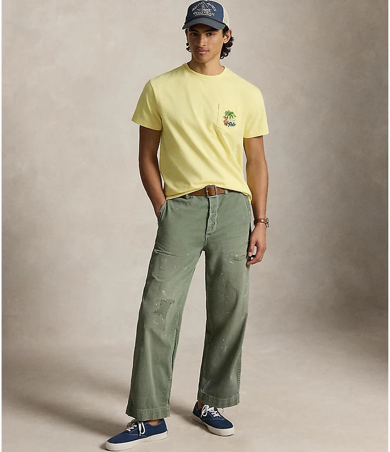 Polo Ralph Lauren Embroidered Jersey Short Sleeve T-Shirt