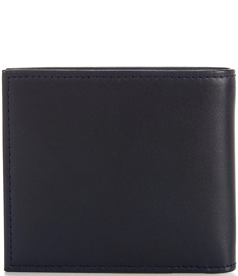 Polo Ralph Lauren Embroidered Leather Billfold Wallet