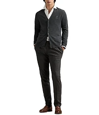 Polo Ralph Lauren Embroidered Wool V-Neck Cardigan