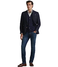 Polo Ralph Lauren Embroidered Wool V-Neck Cardigan