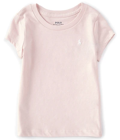 Polo Ralph Lauren Essential Little Girls Fitted Short-Sleeve Jersey T-Shirt