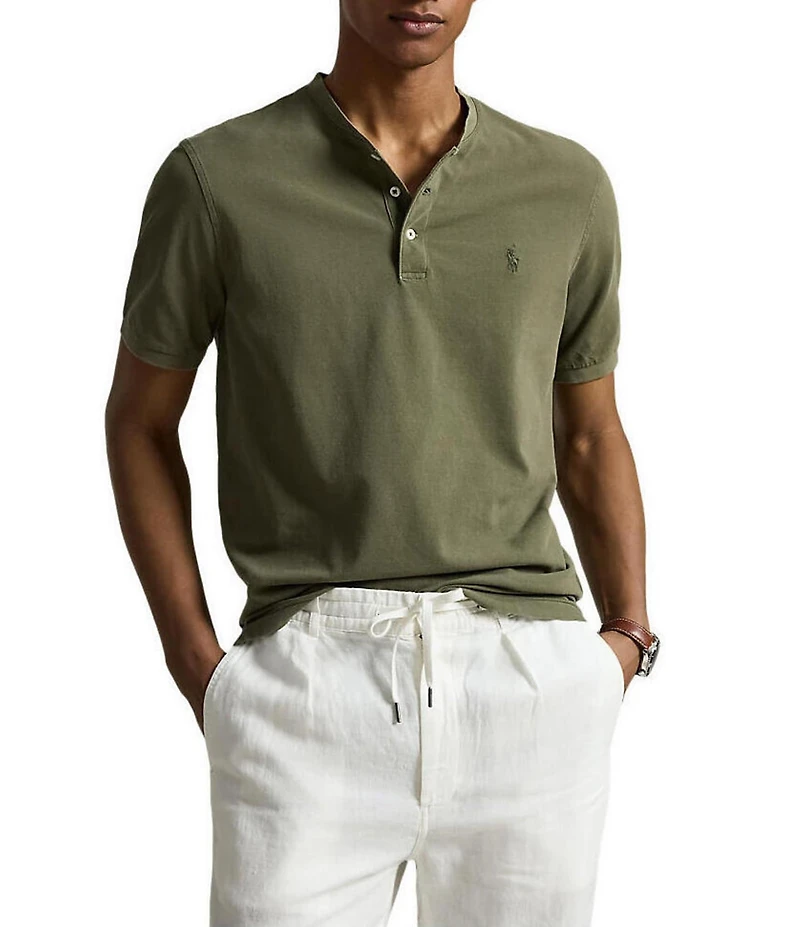 Polo Ralph Lauren Featherweight Mesh Short Sleeve Henley Shirt