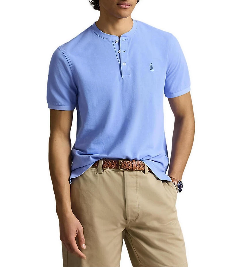 Polo Ralph Lauren Featherweight Mesh Short Sleeve Henley Shirt
