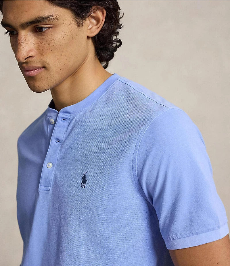 Polo Ralph Lauren Featherweight Mesh Short Sleeve Henley Shirt