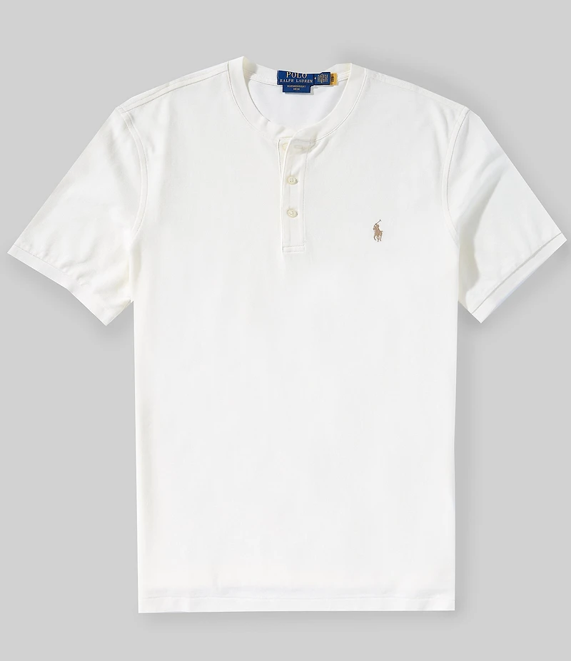 Polo Ralph Lauren Featherweight Mesh Short Sleeve Henley Shirt