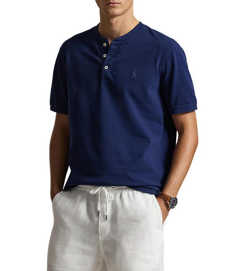 Polo Ralph Lauren Featherweight Mesh Short Sleeve Henley Shirt