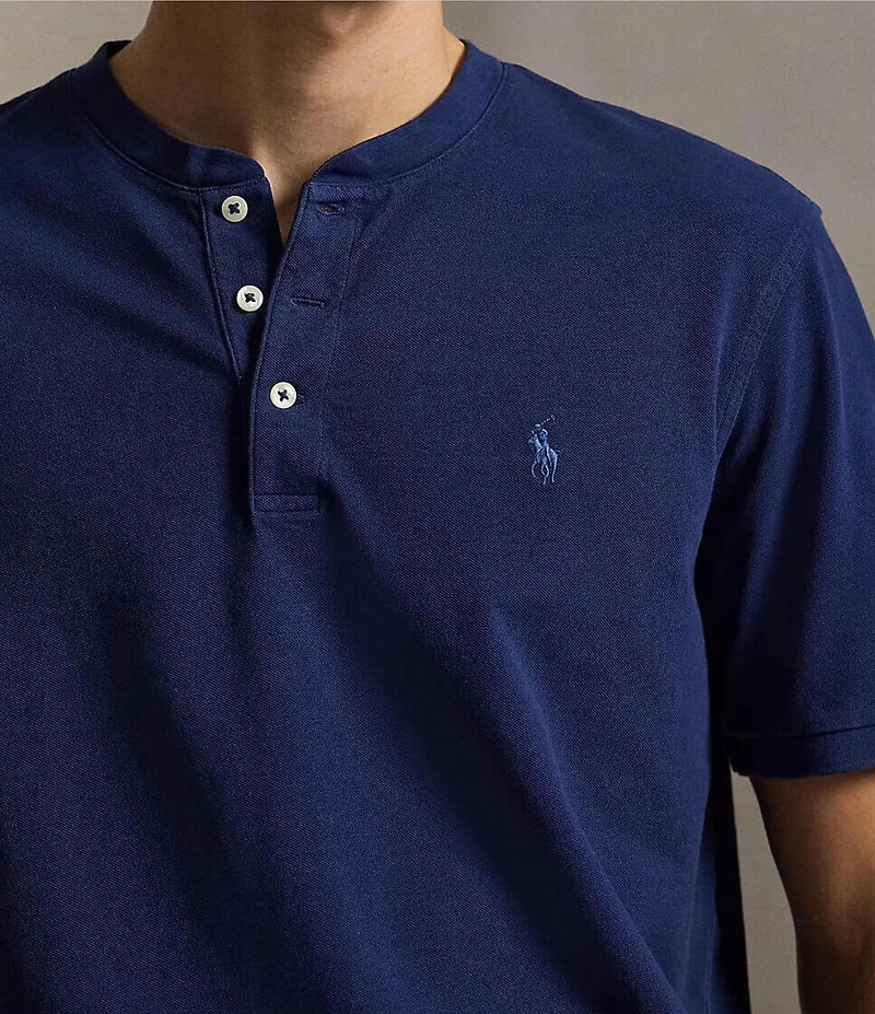 Polo Ralph Lauren Featherweight Mesh Short Sleeve Henley Shirt