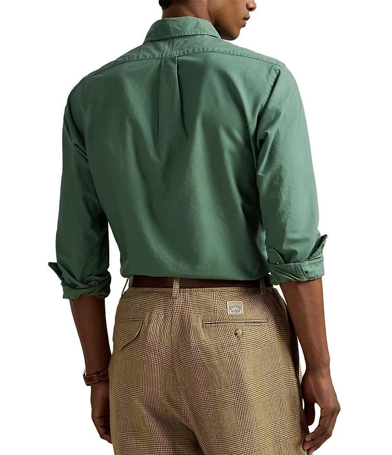 Polo Ralph Lauren Garment-Dye Oxford Classic Fit Long Sleeve Woven Shirt