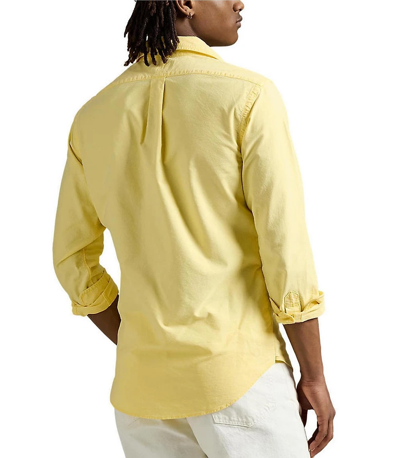 Polo Ralph Lauren Garment-Dye Oxford Classic Fit Long Sleeve Woven Shirt