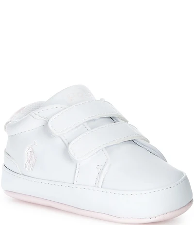 Polo Ralph Lauren Girls' Heritage Court II EZ Sneaker Crib Shoes (Infant)