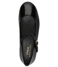 Polo Ralph Lauren Girls' Kinslee Patent Leather Mary Janes (Toddler)