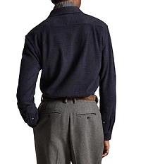 Polo Ralph Lauren Glen Plaid Flannel Long Sleeve Woven Shirt