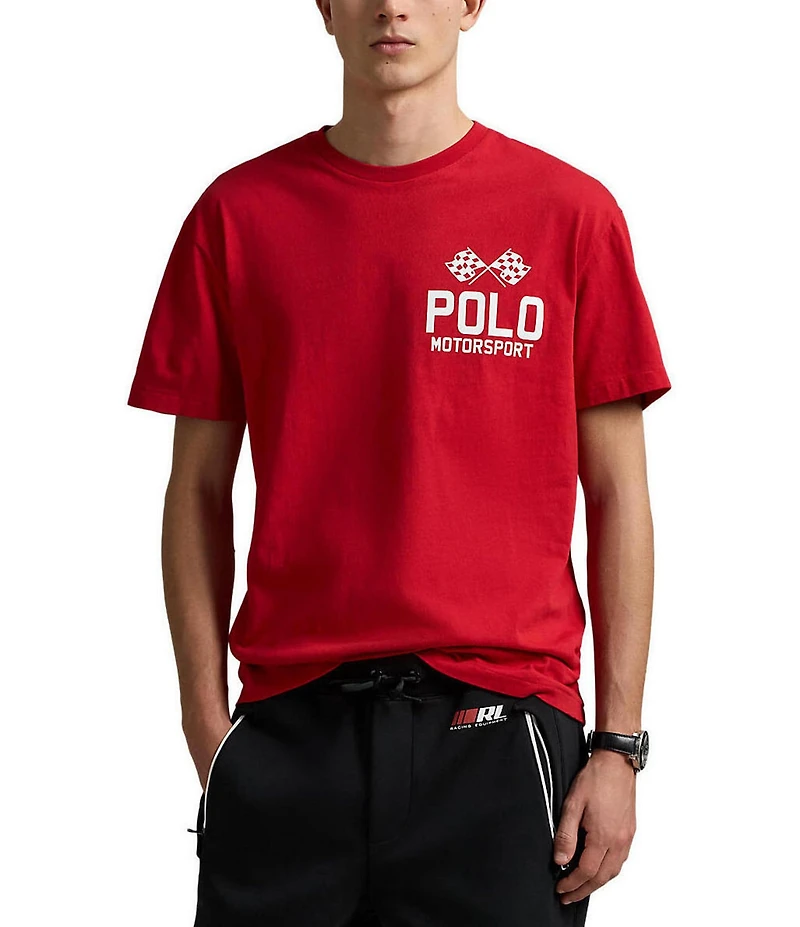 Polo Ralph Lauren Motorsport Graphic Slub Jersey Short Sleeve T-Shirt