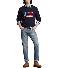 Polo Ralph Lauren Hampton Relaxed Straight-Fit Stretch Denim Jeans