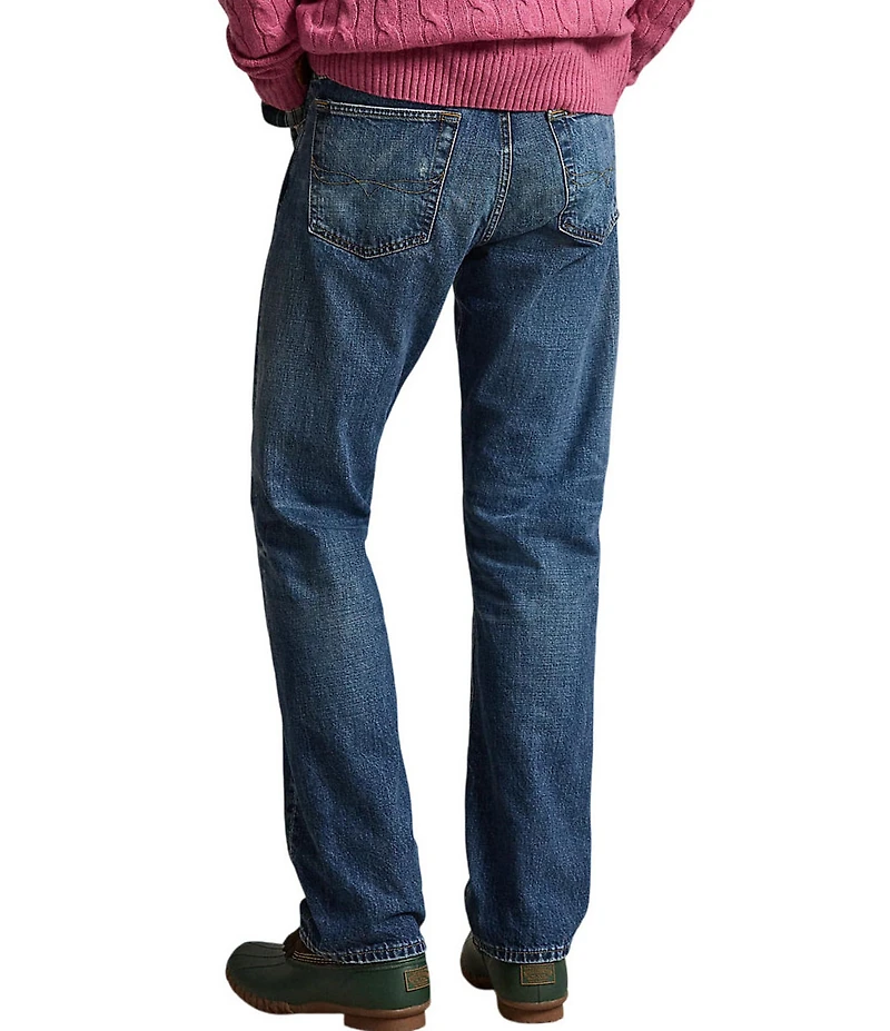 Polo Ralph Lauren Hampton Straight Fit Distressed Jeans