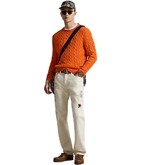 Polo Ralph Lauren Hampton Straight Fit Graphic Jeans