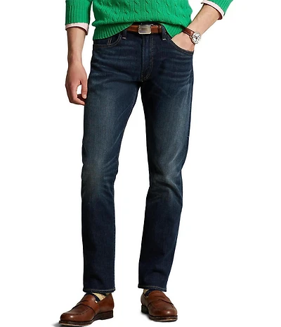 Polo Ralph Lauren Dark Hampton Relaxed Straight-Fit Stretch Jeans