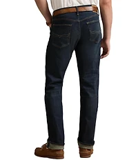 Polo Ralph Lauren Dark Hampton Relaxed Straight-Fit Stretch Jeans