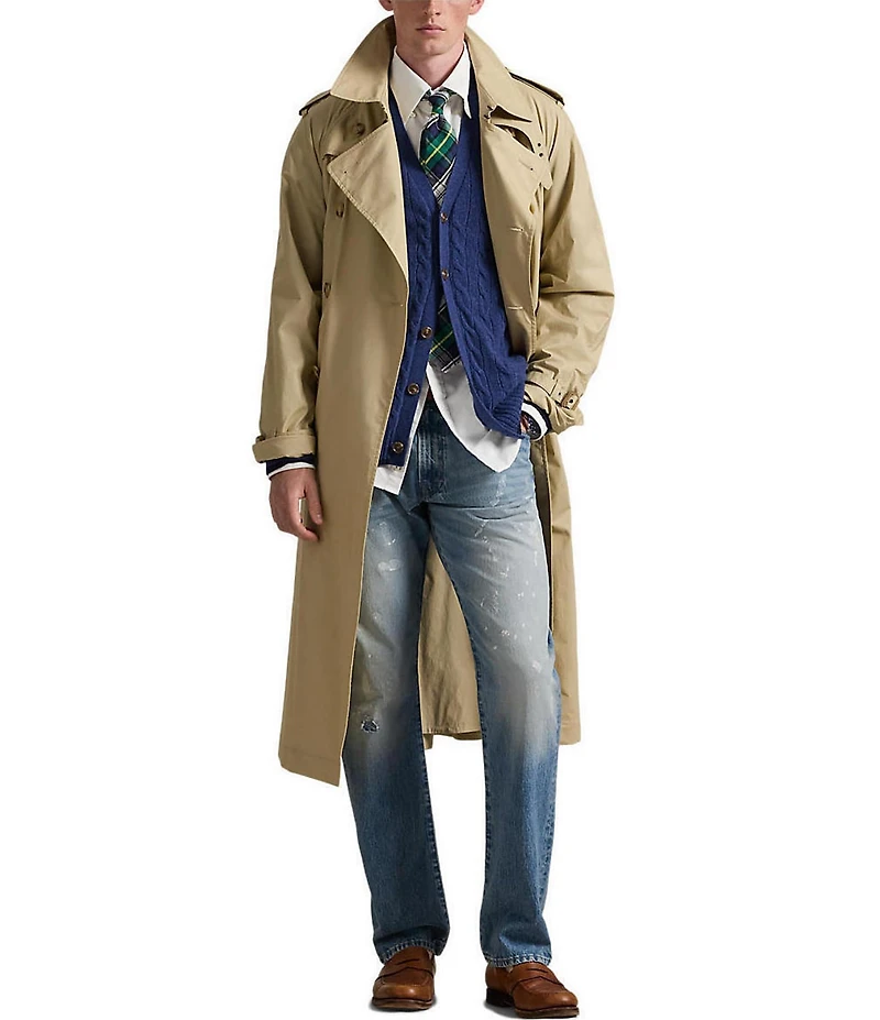 Polo Ralph Lauren Hampton Straight Hand-Painted Jeans