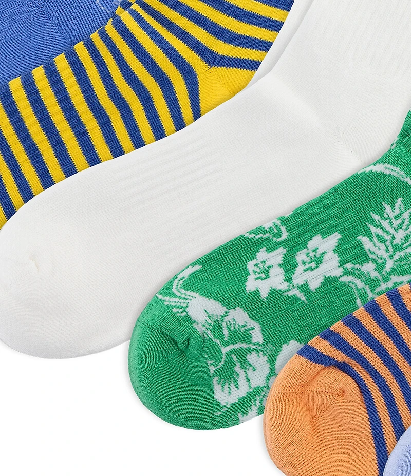 Polo Ralph Lauren Harbour Island Bear Printed Socks 6-Pack