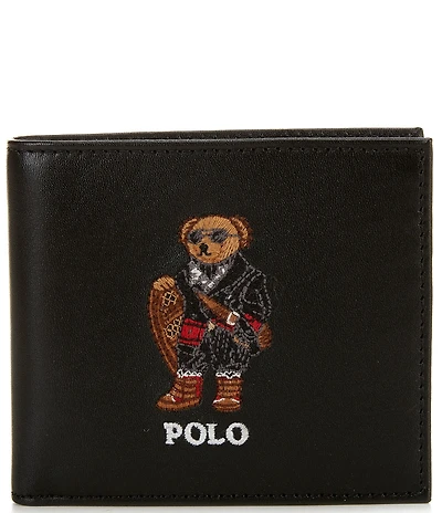 Polo Ralph Lauren Holiday Bear Leather Billfold Wallet