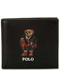 Polo Ralph Lauren Holiday Bear Leather Billfold Wallet