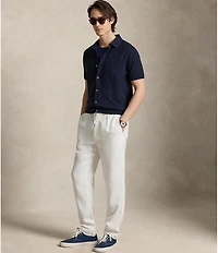 Polo Ralph Lauren Honeycomb Mesh Short Sleeve Polo Sweater